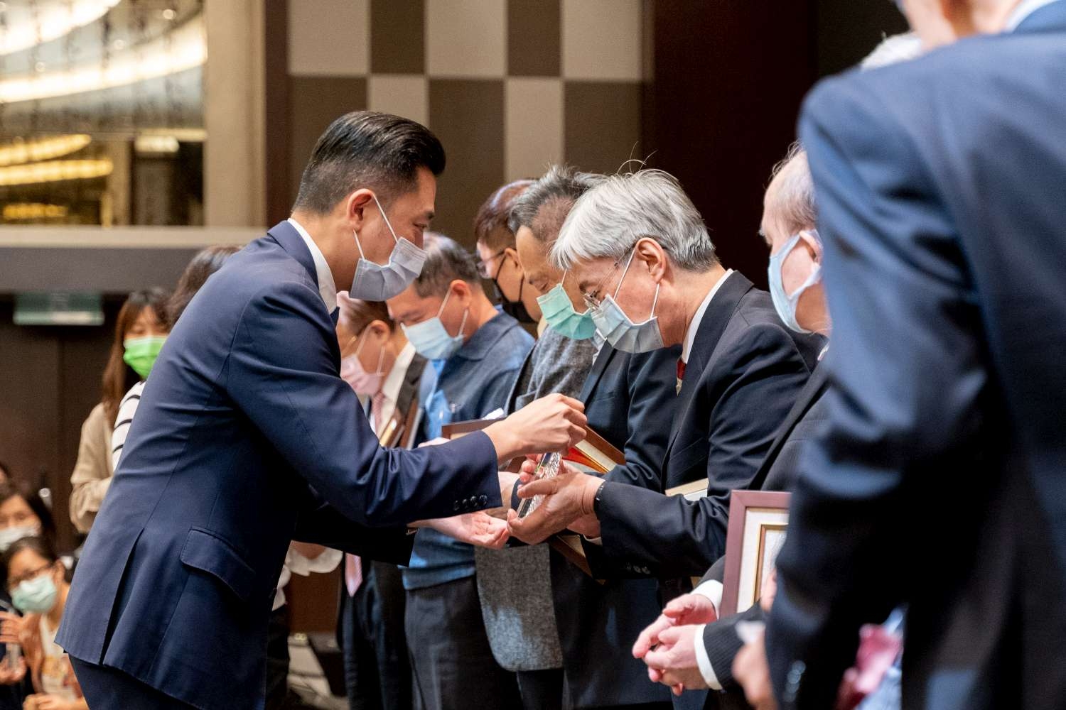 新竹市長林智堅出席醫師節慶祝大會。