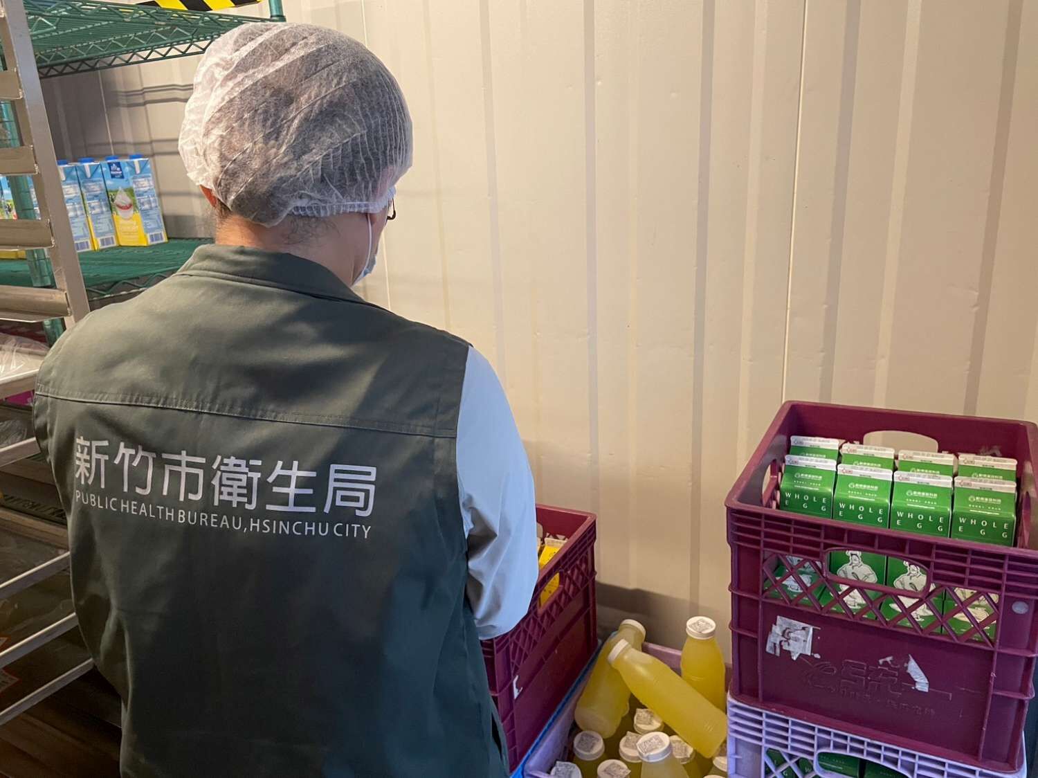 新竹市衛生局嚴格把關，加強稽查市售雞蛋及蛋液產品。