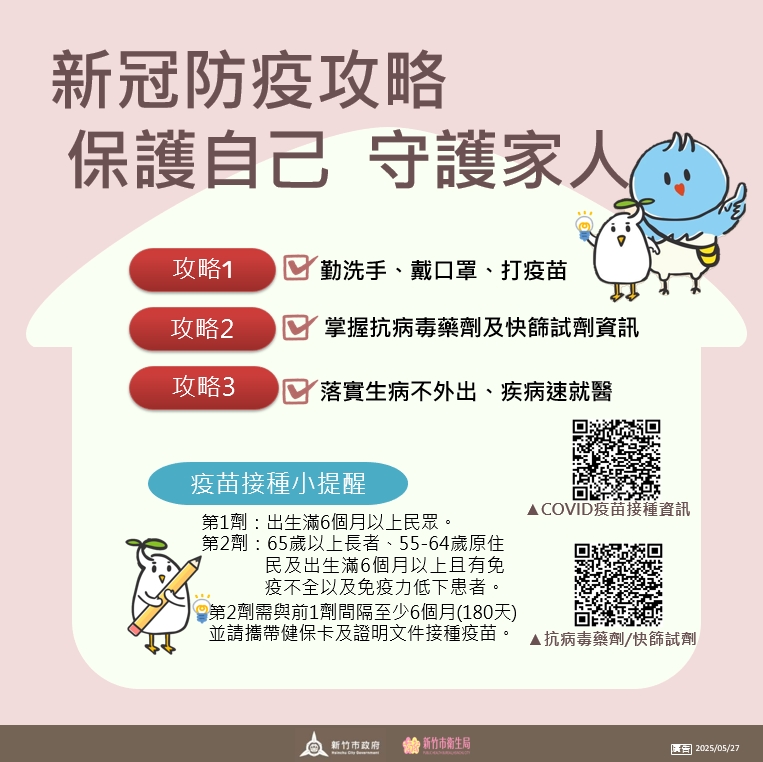 新冠防疫攻略